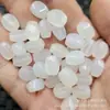 Cuentas Retorcidas de Ágata Blanca, Cuentas Sueltas de Jade, Cuentas de Calcedonia Blanca Multifacéticas en Forma de Barril, Accesorios para Pulseras, Cuentas Hechas a Mano