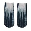 Meias chinelo meias de barco femininas explosões transfronteiriças da Amazon temu treme com AliExpress meias estampadas 3D engraçadas