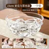 Tazón Redondo para Postre de PS Resistente a Altas Temperaturas, Bol de Hielo Acrílico Transparente, Vajilla para Restaurante, Engrosado y Resistente a Caídas, No se Deforma