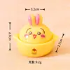 Maceta de Arcilla de Animales Coloridos Figuras Lindas 3D Adornos de Coche Creativos de Moda Accesorios Pequeños Colgantes para Llavero DIY