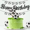 Ba354 Guirnalda de Fútbol Balón Deportes Fiesta Cumpleaños Bandera Guirnalda Banderín Decoración Fiesta Colgante
