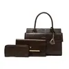 Bolsa Feminina de Comércio Exterior Transfronteiriço 2025 Nova Urbana Simples Padrão Crocodilo Bolsa de Ombro de Mão Bolsa de Mão Embossada Bolsa Transversal