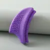 Brocha de Silicona Angulada para Drenaje Linfático Facial y Cuello Multifuncional Ojos Cuello Gua Sha Brocha de Maquillaje Venta al por Mayor Transfronteriza