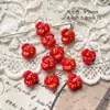 [Manor de las Rosas] cuentas de vidrio rojo Praga cuentas sueltas para pulsera tejida DIY material de accesorios
