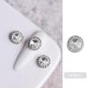 Broca de unha Internet Celebridade Explosiva Diamante Jóias Cor Mágica AB Liga Diamante Luz Luxo Super Flash Gota D'água Broca Quadrada Decoração de Unhas
