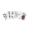 Pegatinas de tatuaje personalizadas de moda transfronterizas en estilo europeo y americano, impermeables, de larga duración, pegatinas de tatuaje temporales desechables