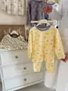 Pijama Infantil, Clase A, Conjunto Casero Sin Costuras, Conjunto de Dos Piezas de Ropa Interior de Dibujos Animados para Niños y Niñas, Ropa de Casa para Bebés
