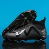 Zapatos de fútbol con tachuelas largas y de césped para adultos para hombre, aptos para entrenamiento en césped y competición, zapatos deportivos ligeros al por mayor