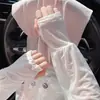 Mangas de Hielo Delicadas Estilo Hada Encaje Protección Solar Finas para Conducir Mangas Sueltas de Seda de Hielo para Mujer Verano Transpirables