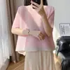 Top Plisado Estilo Miyake para Mujer, Nuevo Estilo Verano 2026, Elegante de Manga Corta Versátil Holgado Talla Grande Adelgazante Camiseta