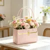 Bolsa para empaquetar flores, bolsa de mano floral, cesta de flores portátil, caja para arreglos florales, bolsa de regalo, bolsa impermeable para flores, caja de papel para empaquetar ramos