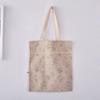 Esta Bolsa de Compras Plegable Ecológica Hechu Creative Algodón y Lino Bolsa de Hombro Bolsa para Libros de Estudiante Bolsa de Regalo Fabricante Venta al por Mayor