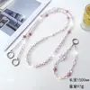 Exquisita Cadena Cruzada de Abalorios de Trébol, Colgante Largo y Corto para Bolso, Se Puede Usar como Correa para Teléfono, Cadena Cruzada para Bolso de Mujer