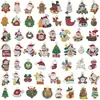 Mix 56 Gota de Natal Óleo Liga DIY Jóias Acessórios Papai Noel Boneco de Neve Sino Alce Pulseira Pingente