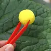 Pinça plástica descartável infantil feita à mão diy clip de segurança antiestático clip de bicho-da-seda jardim de infância pinça para bolas de pelo