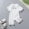 Ropa de una pieza para bebé Verano Delgada Ropa sin costuras para escalar para recién nacido para niños y niñas Ropa de verano de manga corta para salir para bebé