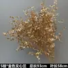 Flores de Casamento de Ouro Flor de Seda Pingente do Ano do Dragão Folha de Ginkgo Fruto de Azevinho Sala de Estar Balde Flor Arte