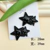Lindo Femenino Corazón Negro Rosa Kt Gato Acrílico DIY Accesorios para Joyería Funda para Teléfono Móvil Parche para Zapato Agujero Material para Pasador de Pelo