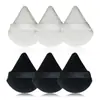 Venta caliente transfronteriza en stock pequeño triángulo polvo suelto borla de algodón en forma de abanico maquillaje sin ángulo muerto borla de polvo de miel herramientas de maquillaje de belleza