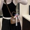 Bolso bandolera de hombro con textura de alta gama, estilo coreano, para mujer, primavera 2025