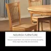 Agente de Cuidado para Muebles de Cera de Abeja Jue Fish Agente de Mantenimiento para Limpieza Renovación Pulido Brillo de Muebles de Madera