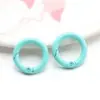 Anillos de Resorte Pintados de Colores, Anillos Abiertos, Accesorios para Bolsos DIY, Broches Colgantes, Llaveros, Pulseras en Stock
