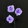 3 Estrellas y Luna Rosa Flor de Simulación Arreglo Auditorio Boda Cascada de Rosas Paisaje Arreglo de Flores Falsas Accesorios para Sesión de Fotos de Flores
