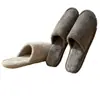 Zapatillas Desechables de Hotel Cinco Estrellas Terciopelo Coral Engrosado B&B Hospitalidad del Hogar Portátiles Suela Antideslizante Venta al por Mayor de Alta Gama