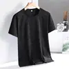 2025 Nuevo Verano Seda de Hielo Estampada Talla Grande Camiseta Casual Suelta de Manga Corta para Pareja Deporte Running Fitness Secado Rápido