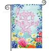 Amazon Oferta Caliente Nuevo Día de la Mujer Ropa de Dama Bandera de Jardín Serie Animales Flores Lino Impresión a Doble Cara Ropa de Jardín para Exterior