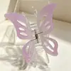 Grampos de Cabelo com Efeito Degradê Vazado de Garra de Borboleta Estilo Suave Coque de Cabelo Versátil para Saídas Diárias Atmosfera Acessível Alto Valor
