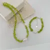 Collar Serie El Mago de Oz Collar de Perlas Barrocas para Mujer Lujo Accesible Cadena de Clavícula de Piedra Natural de Nicho Pulsera para Mujer