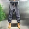 Pantalones Nuevos de Primavera y Otoño para Hombre, Holgados, Versátiles, Modernos, Casuales, de Trabajo, Estilo Coreano, Sencillos, Puños Elásticos, Cargo, Modernos