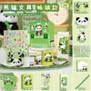 Kapi Conjunto de Papelaria Portátil Presente de Aprendizado Prático para Estudantes Atividade de Unboxing Panda Lembrança