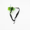 Moda nueva versión coreana de simple doble capa cadena de clavícula de encaje negro joyería de collar corto lindo para mujer venta al por mayor