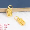 Nuevo Shajin Gufa Oro diy Accesorios para Joyería Colgante de la Suerte Nafogi Colgante Pulsera Material de Cuentas