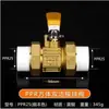Yuxin PPR Válvula de Bola de Unión Doble de Cobre Completo Válvula PPR 2025 32PPR Válvula de Bola de Unión Doble Válvula de Calefacción Lede Stock