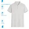 Nova Moda Tendência Esportiva Gola Alta Manga Curta Meio Zíper Patchwork Casual Moletom Versátil Camiseta Suporta Impressão e Bordado
