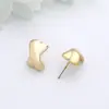 Pendientes de Temperamento de Moda Retro Ins Simples Transfronterizos Europeos y Americanos Personalidad Nicho Diseño Único Forma Irregular Pendientes para Mujer