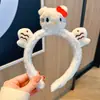 Nueva Diadema de Peluche de Dibujos Animados para Mujer, Gorra de Alta Gama de Capibara para Niños, Diadema de Peluche de Dibujos Animados de Otoño e Invierno, Accesorios para el Cabello para Estudiantes