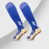 Meias esportivas transfronteiriças, meias de futebol, meias esportivas com sola de toalha antiderrapante, meias longas para adultos, meias antiderrapantes de cano alto atacado