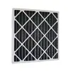Marco de aluminio F8 filtro plegable primario aire acondicionado gabinete de aire rosa filtro intermedio plegable purificador de aire