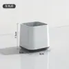 Estante para cepillos de dientes estante taza para cepillos de dientes sin perforaciones taza manual para enjuague bucal pasta de dientes baño familiar montado en la pared