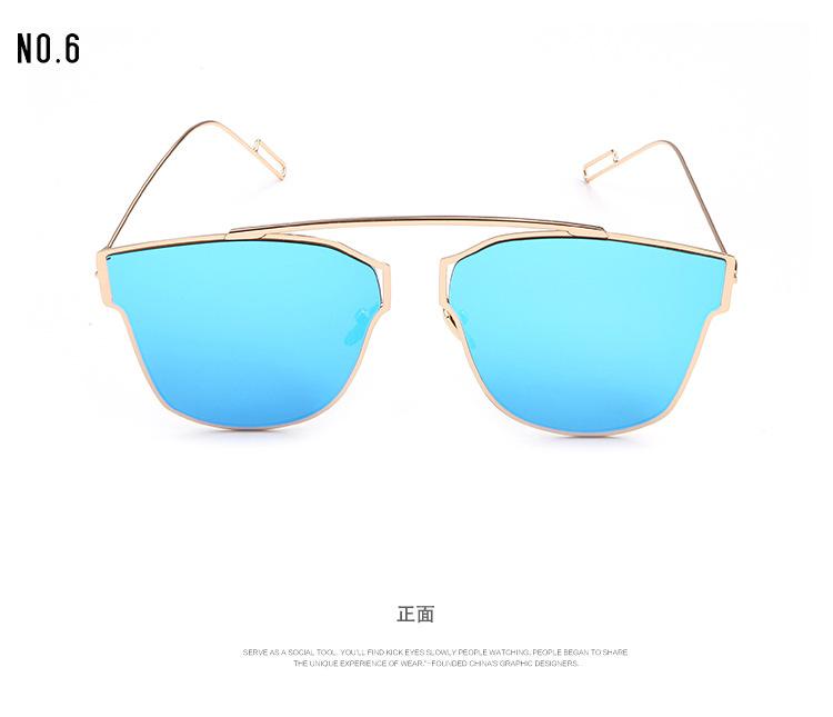 新款 时尚复古太阳眼镜 男女士经典款太阳镜驾驶眼镜 金属墨镜