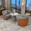 Conjunto Moderno de Mesa y Sillas para Reuniones, Sofá de Lujo Ligero para Recepción de Lobby de Hotel, Oficina, Recepción de Lobby de Oficina de Ventas