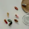 Accesorios para el cabello acrílicos simples Clip pequeño para cabello suelto para mujer Clip para flequillo lateral Tarjeta para el cabello de alta calidad Clip pequeño ámbar
