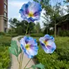 3 flores de amapola artificiales para decoración de bodas y del hogar, arreglos florales para salón de bodas, decoraciones de pasillo y ramos
