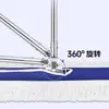 Escola fábrica tamanho grande espanador de chão mop plano mop de fileira mop de fio de algodão tamanho grande mop plano doméstico haste de aço inoxidável shopping