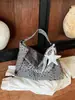 Bolso de axila con estampado de cielo estrellado minimalista estilo coreano, bolso tote de gran capacidad de alta gama, bolso de hombro para mujer para el trabajo