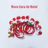 Tiara de Natal Chifre de Alce Fivela de Cabeça Faixa de Cabeça de Natal Grampo de Cabelo Infantil Adulto Acessório de Cabeça Feminino Festa Suprimentos de Natal Presilha